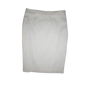 Worthington Petite White Jacquard Pencil Skirt – Size 12P Touch of elegance EUC